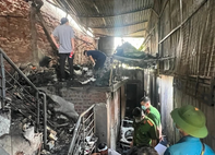 Hải Dương: Cháy cửa hàng hoa ở thị trấn Thanh Miện, bé trai 12 tuổi tử vong