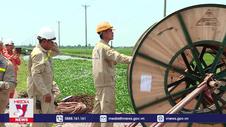Đường dây 500kV mạch 3 NMNĐ Nam Định I – Thanh Hoá bắt đầu kéo dây